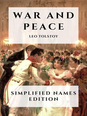cover image of War and Peace, Simplified Names Edition
